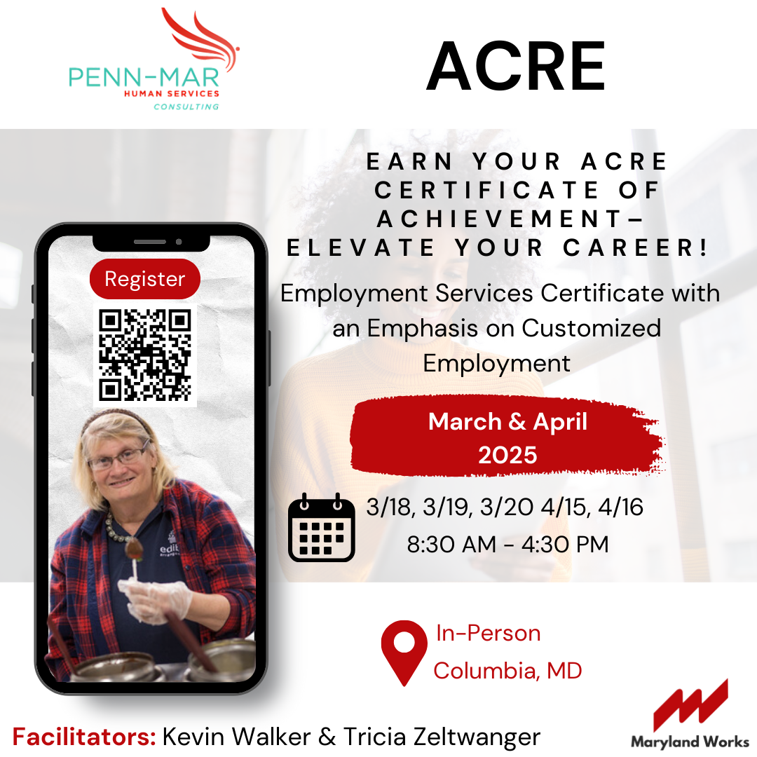 A promotional flyer for an in-person training titled