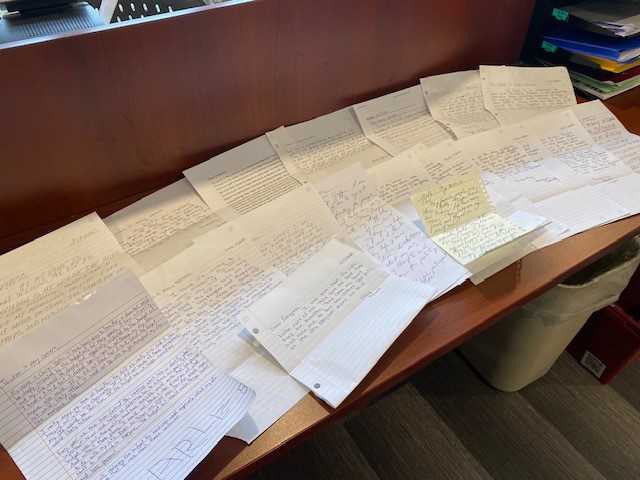 Image of Letters Written to the Governor Advocating for DD Services