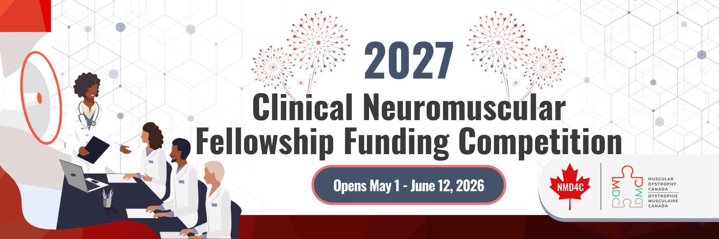 2027 Clinical Neuromuscular Fellowship Funding Competition Opens May 1 - June 12, 2026