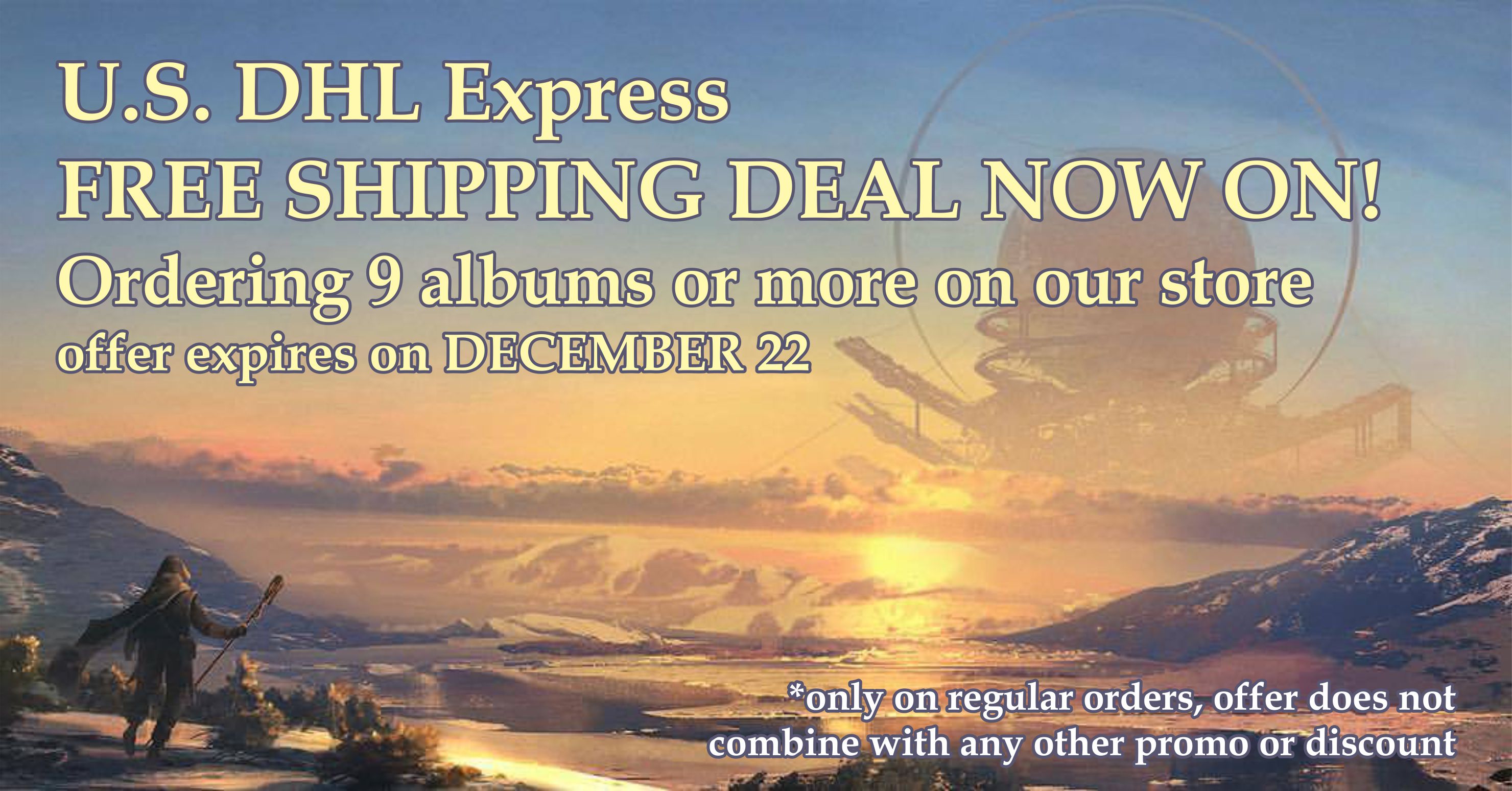 Free U.S. shipping offer