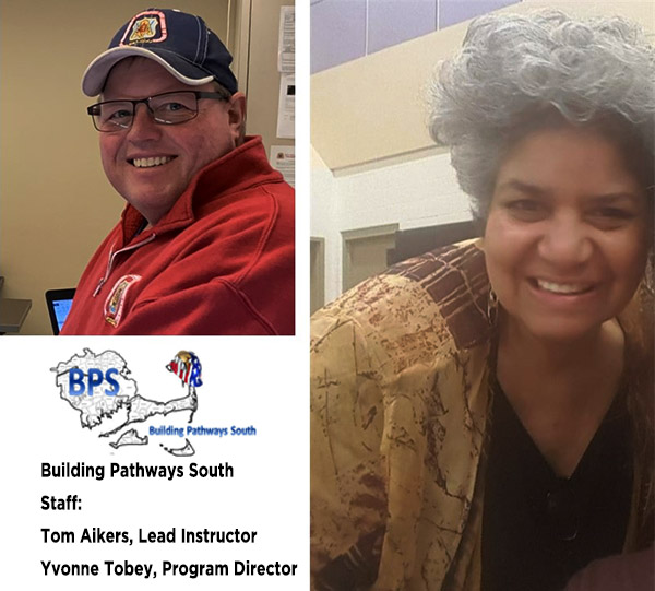 Photos of BPS staff Tom Aikers, Lead Instructor and Yvonne Tobey, Program Director