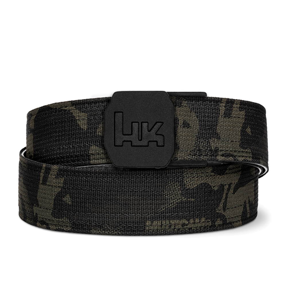 HK Black Camo Belt with HK Logo Buckle