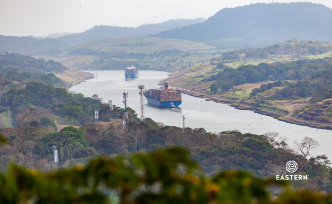 Vessel on the Panama Canal