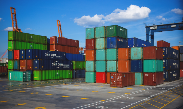 Containers at Port