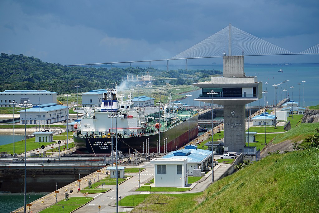Vessel on the Panama Canal