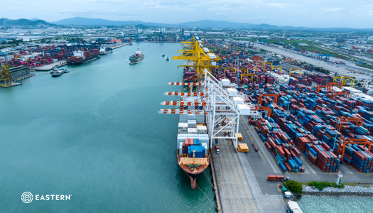 Cargo Vessel at Port