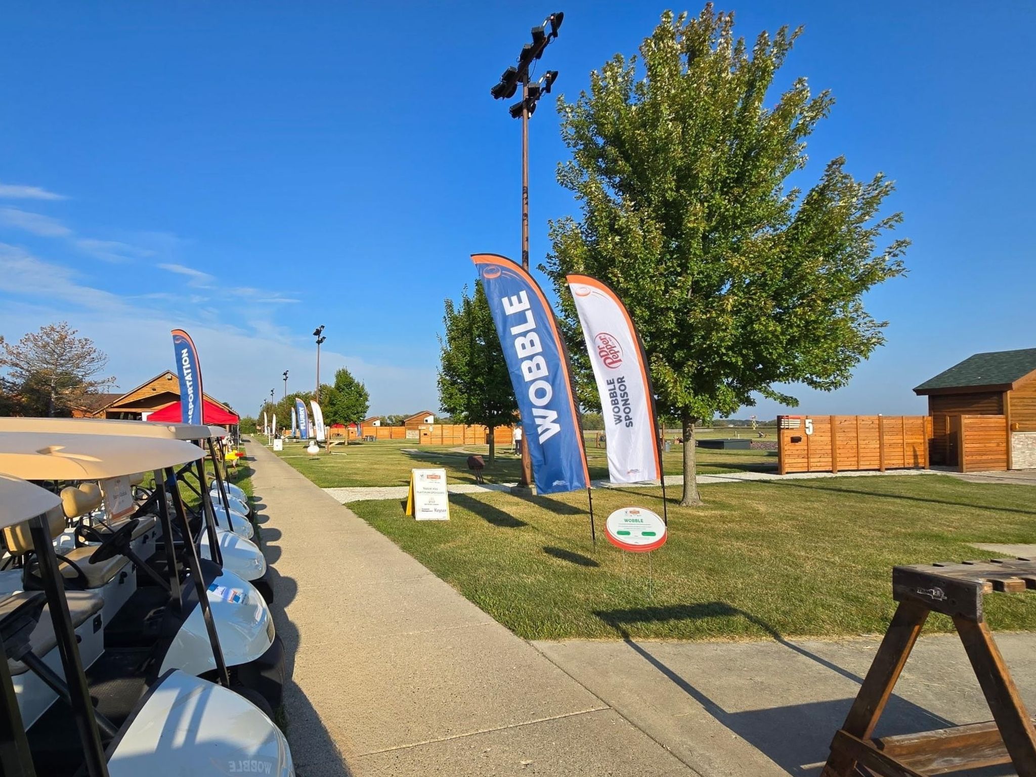Wobble Side Game at the Sporting Clays Tournament