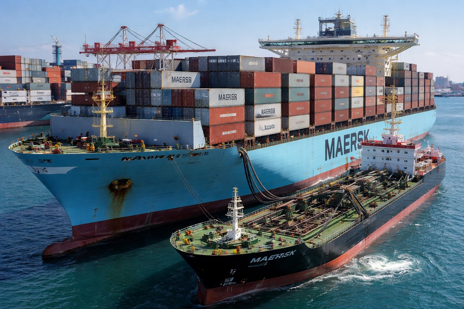 Cargo Vessel Refueling