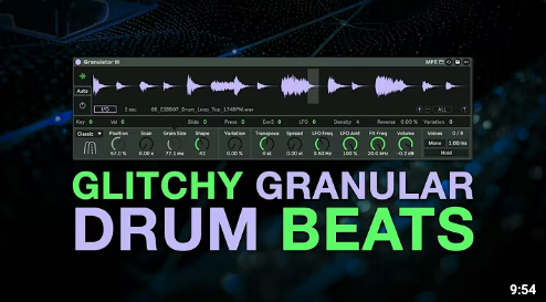 Glitched Out Granular Drums