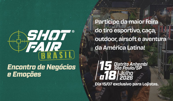 SHOT FAIR BRASIL &mdash; Encontro de Neg&oacute;cios e Emo&ccedil;&otilde;es Participe da maior feira do tiro esportivo, ca&ccedil;a, outdoor, airsoft e aventura da Am&eacute;rica Latina!