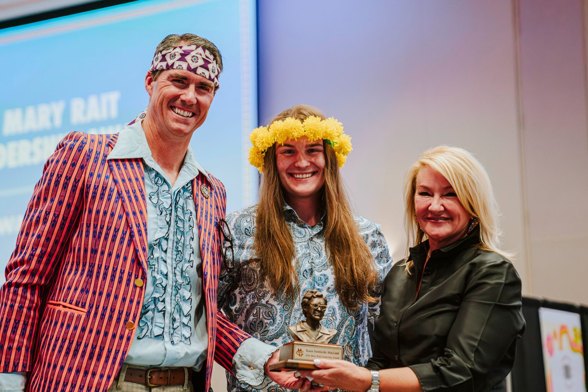Image of Civic Results Board Chair, Kasia Iwaniczko MacLeod with Award