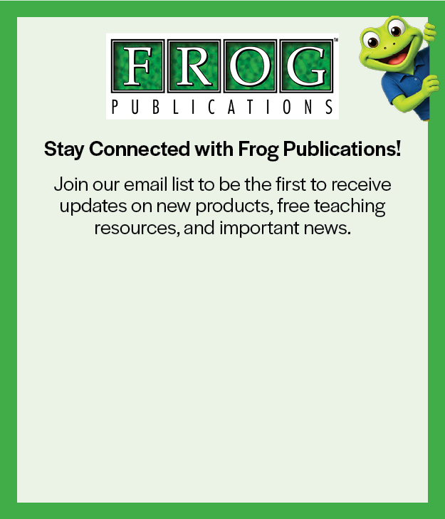 Frog Publications newsletter signup