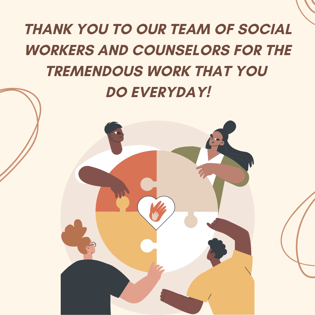Social Work & Counselors Thank You
