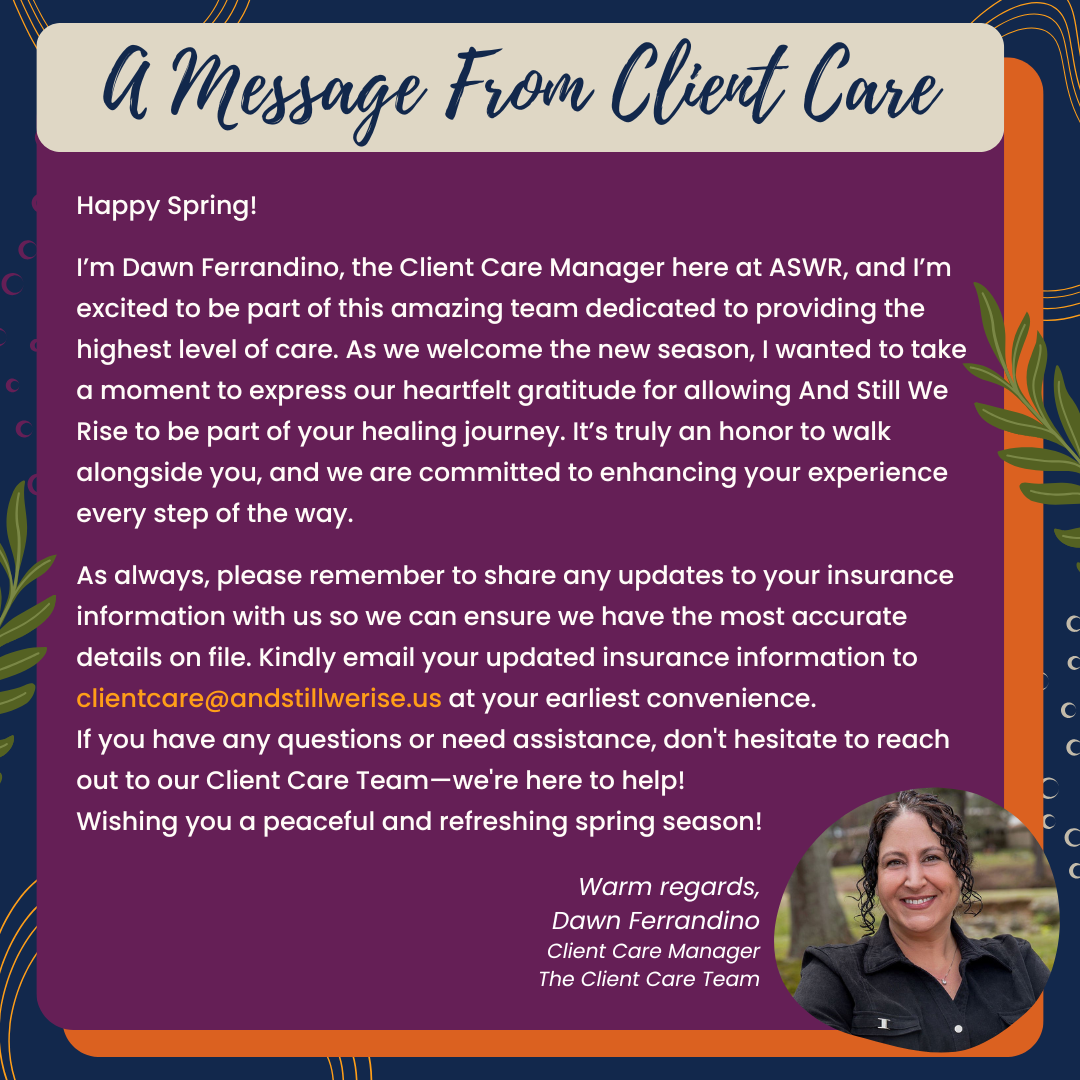 Message from Client Care