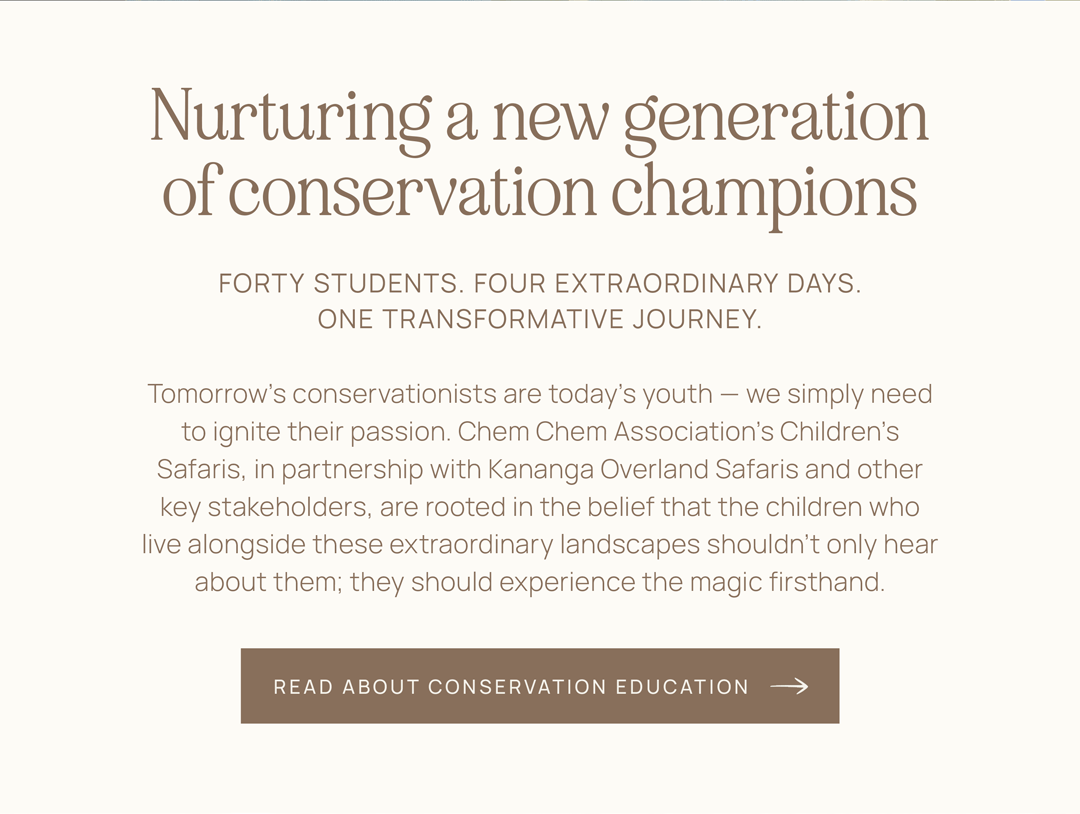 Nurturing a new generation of conservation champions