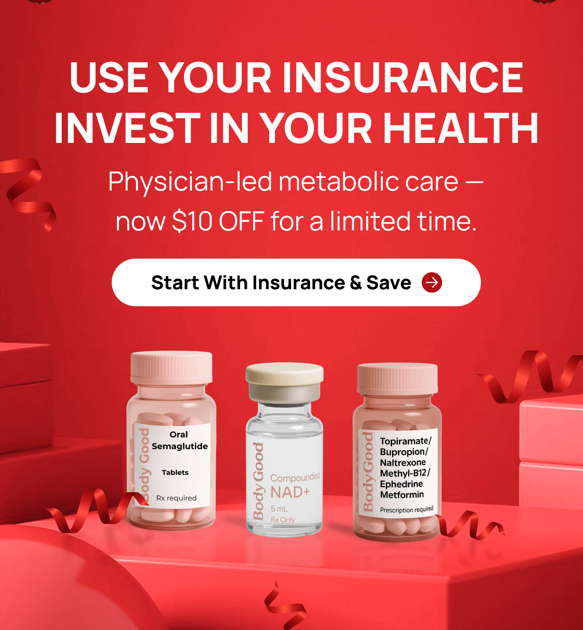 USE YOUR INSURANCE. INVEST IN YOUR HEALTH.