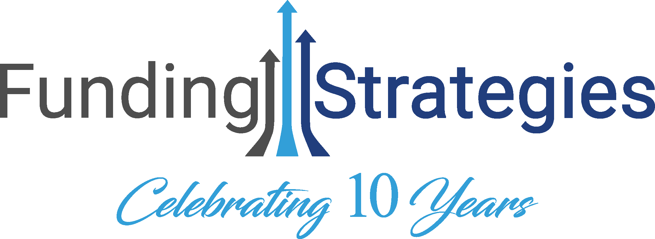 Funding Strategies 10 year logo