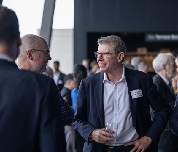 Mark attending the event