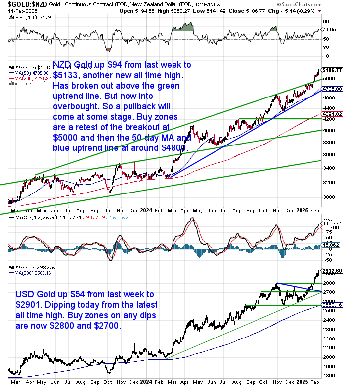 NZ Dollar Gold Chart