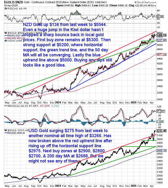 NZ Dollar Gold Chart NZ Dollar Gold Chart
