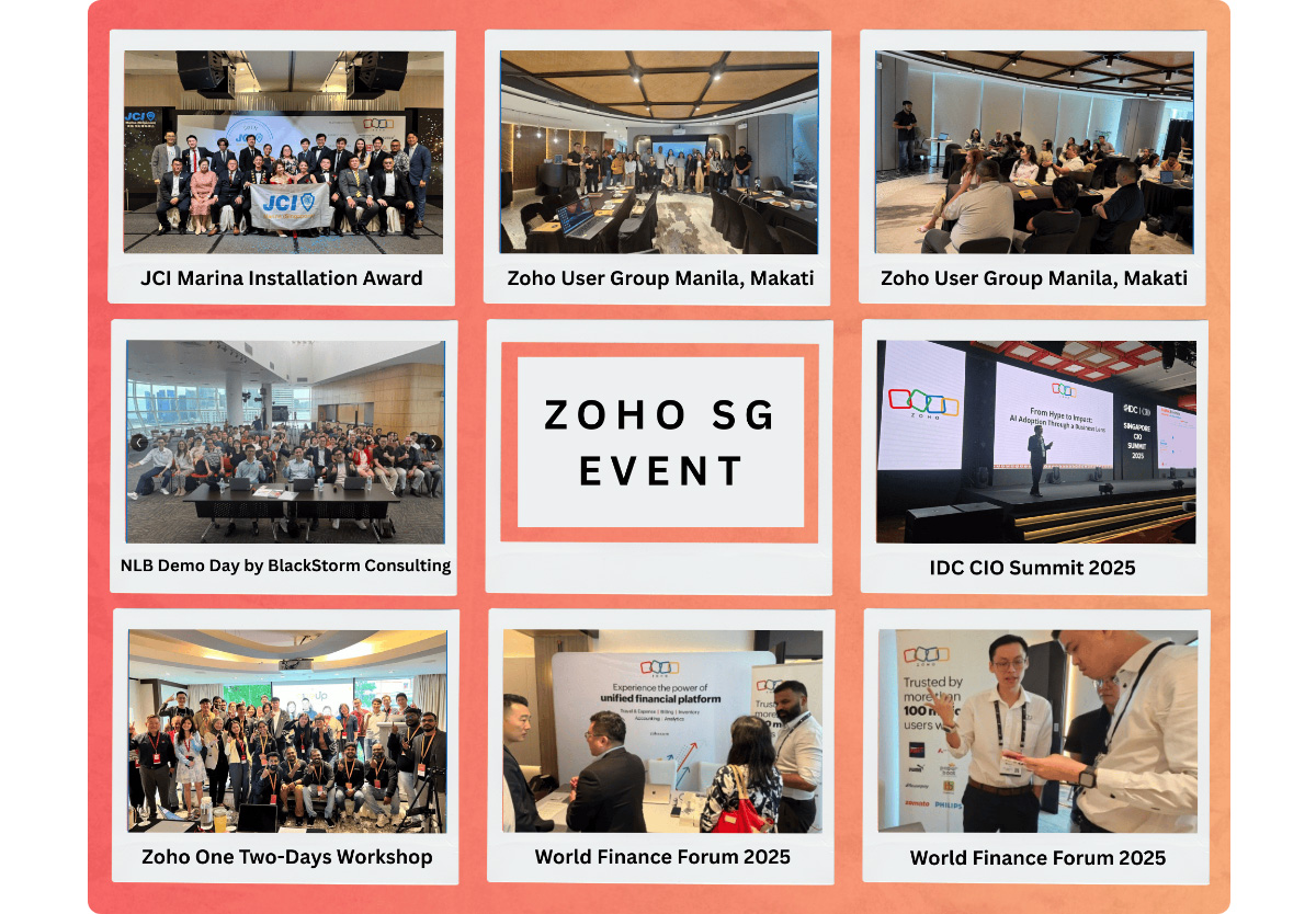zoho sg event