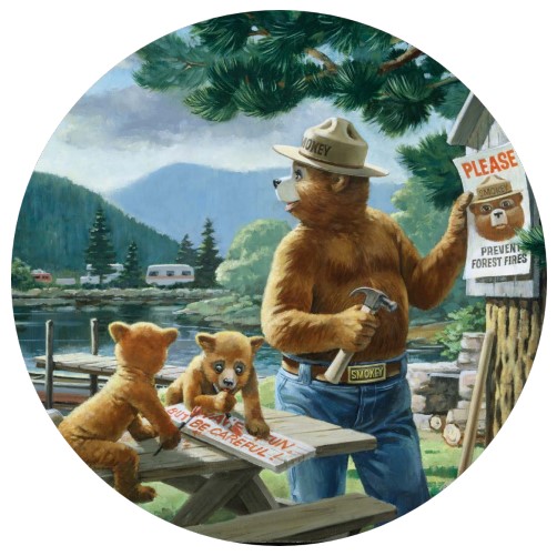 Smokey Bear Badge