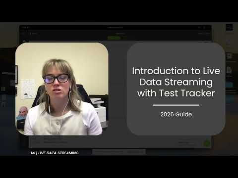 Live Data Streaming with Test Tracker