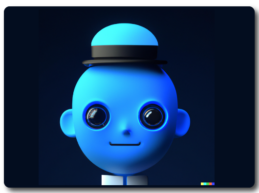 3d render of the Pet Shop Boys looking like a cute anthropomorphized AI on a dark blue gradient background, digital art