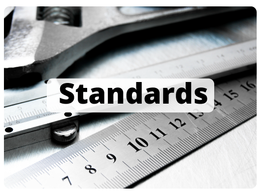 Closeup photo of a two metal rulers
