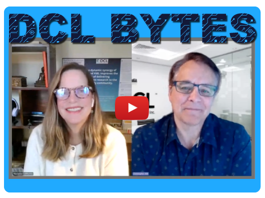 Screen cap of Christopher Hill and Marianne Calilhanna