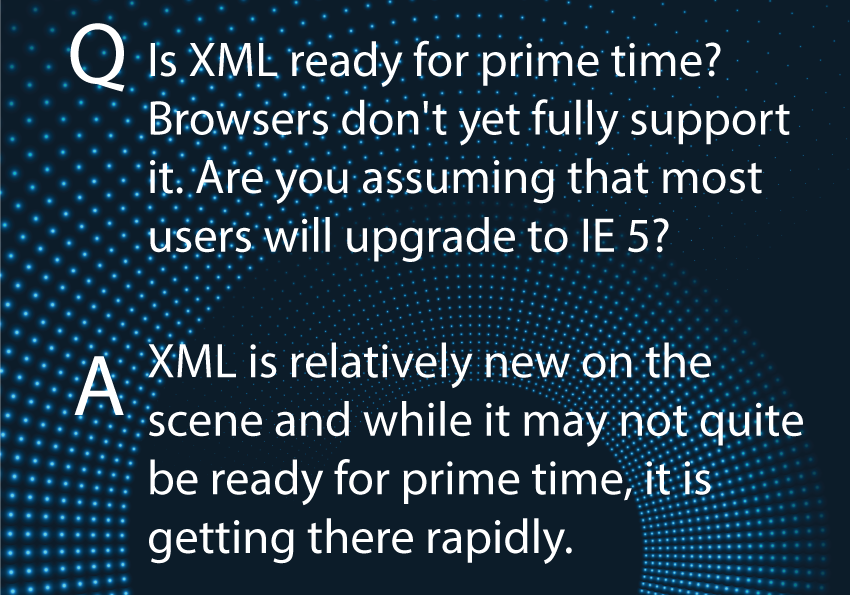 XML FAQs