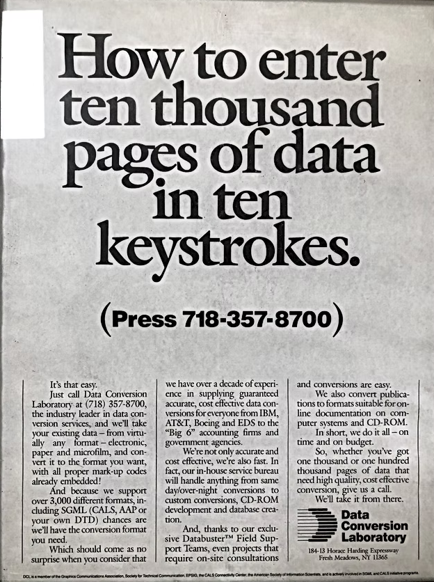 How to enter ten thousand pages of data in ten keystrokes