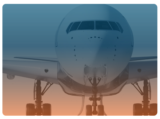 Filtered image of an aircraft