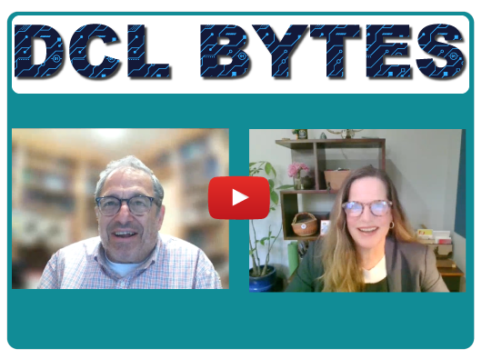 Screenshot image of Mark Gross and Marianne Calilhanna speaking