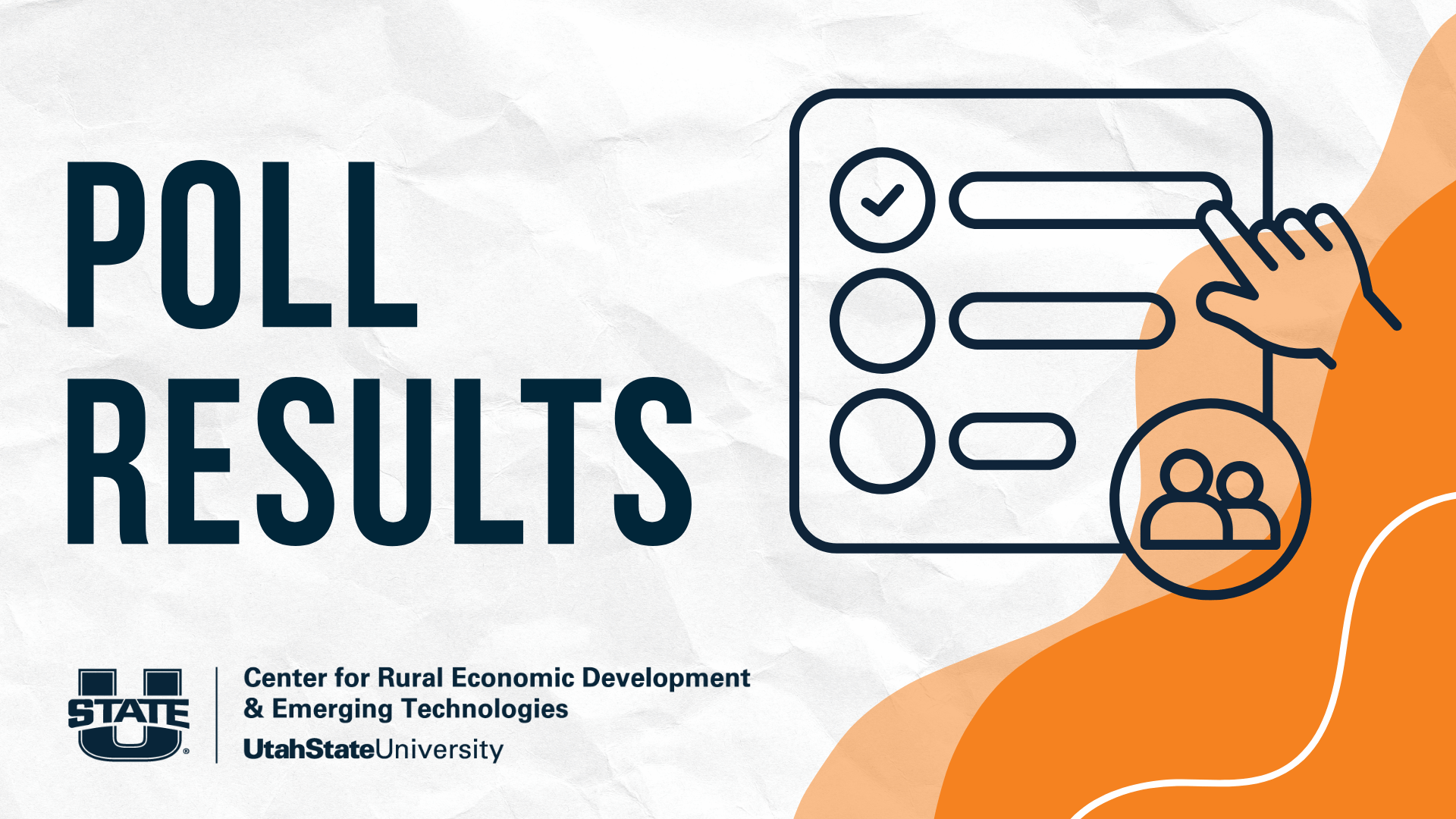 Promotional graphic for Poll Results