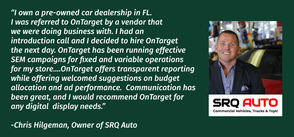 SRQ Auto Testimonial