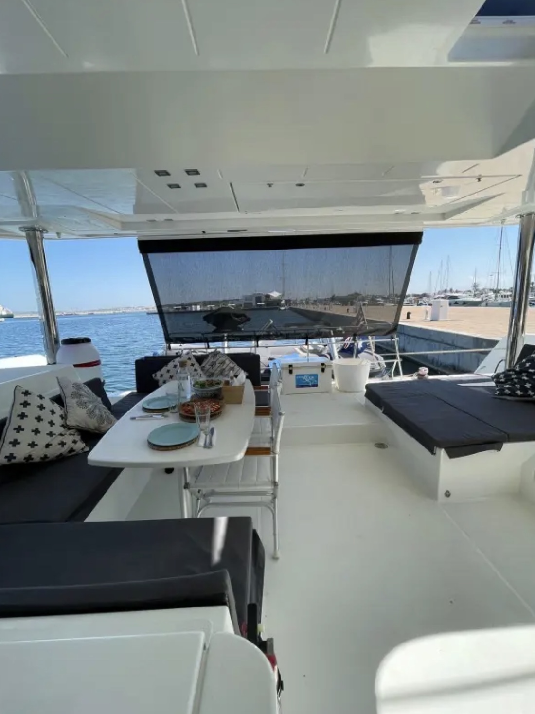 A meticulously refitted cruising catamaran