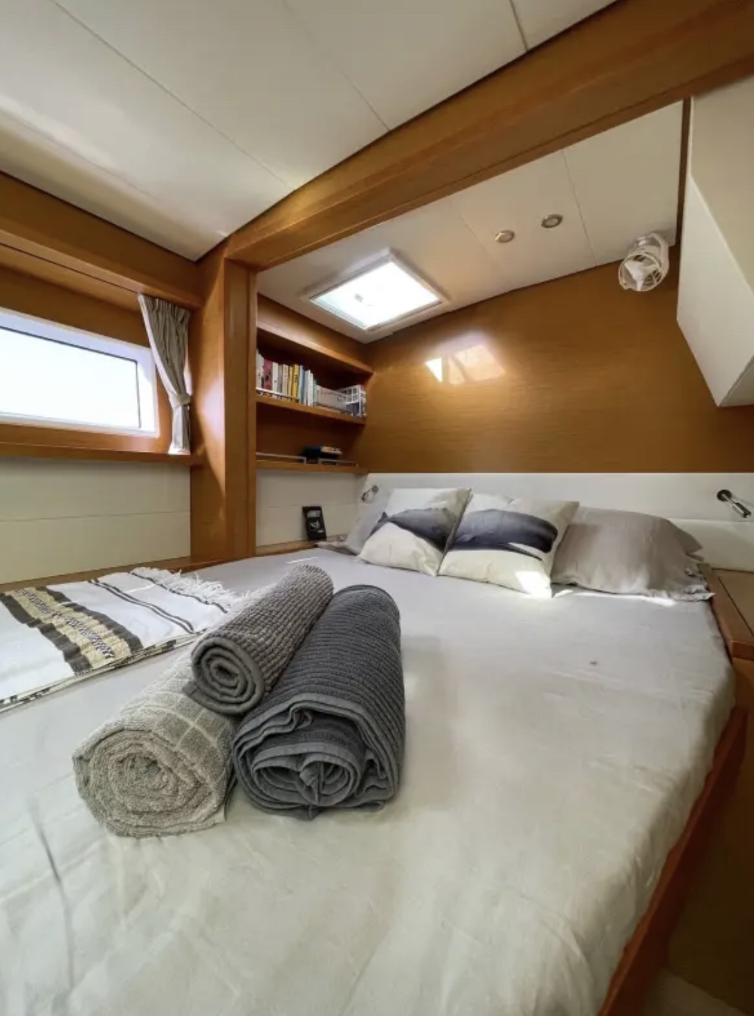 A meticulously refitted cruising catamaran