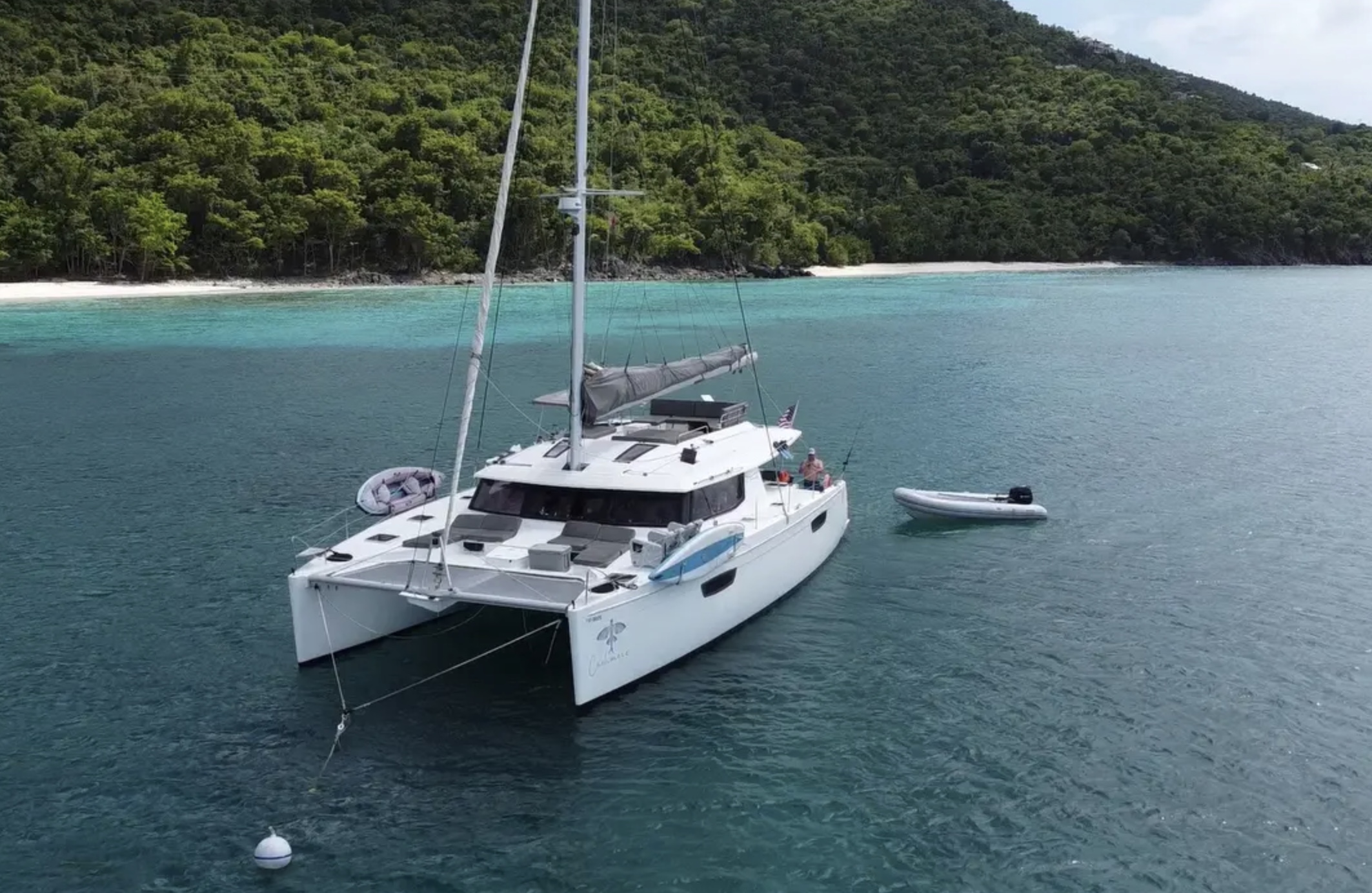 A meticulously refitted cruising catamaran