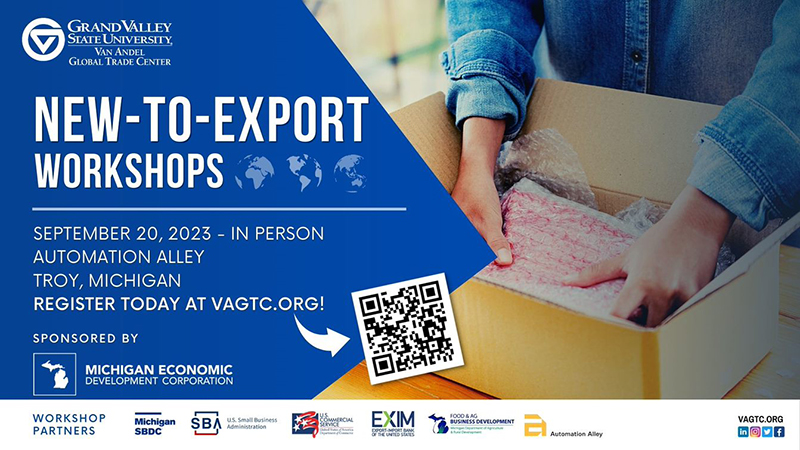 NEW-TO-EXPORT WORKSHOP - EAST MICHIGAN