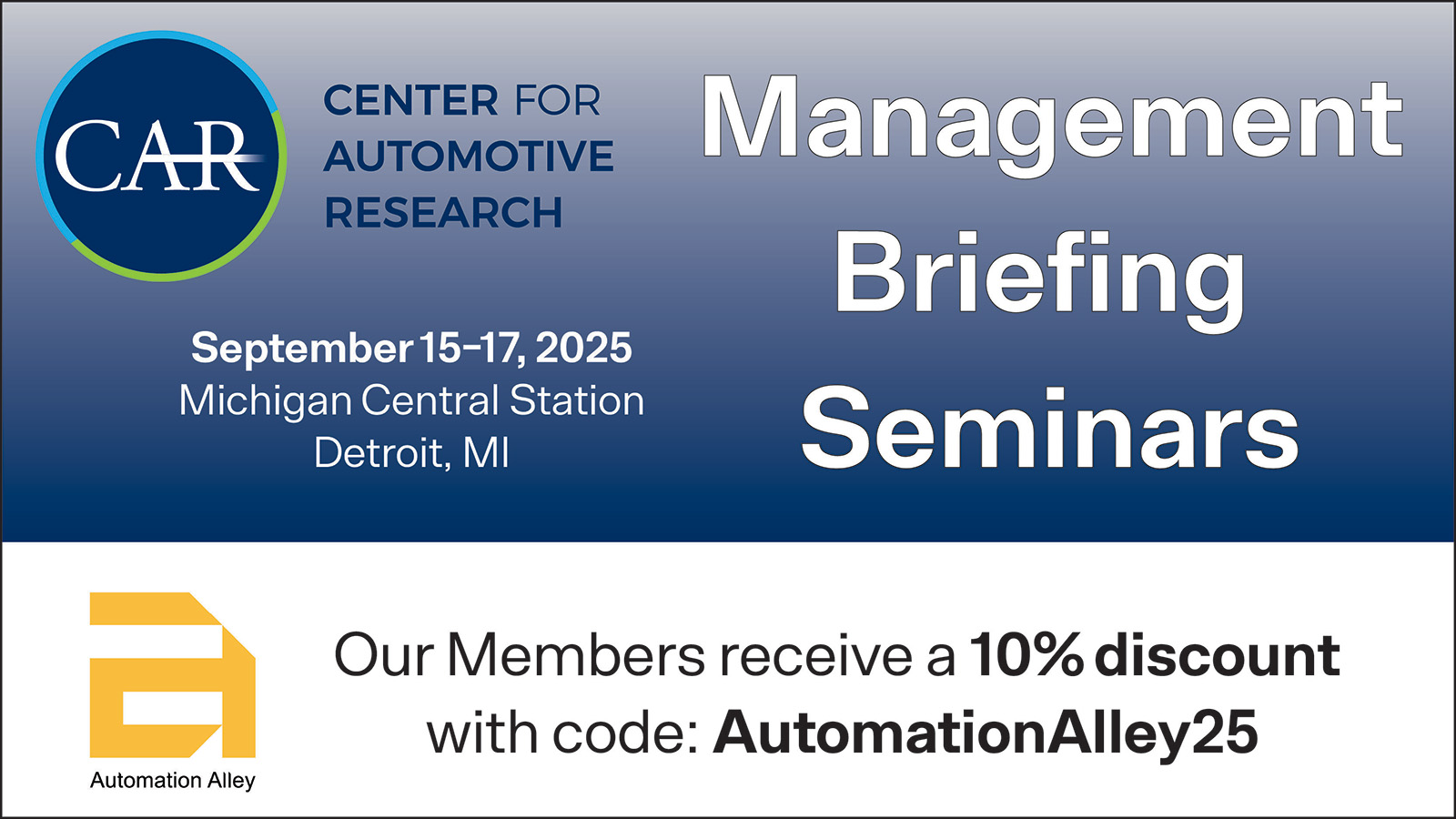 CAR Management Briefing Seminars