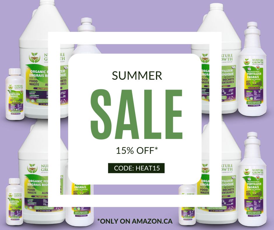Summer Sale Nurture Growth Bio Promotion