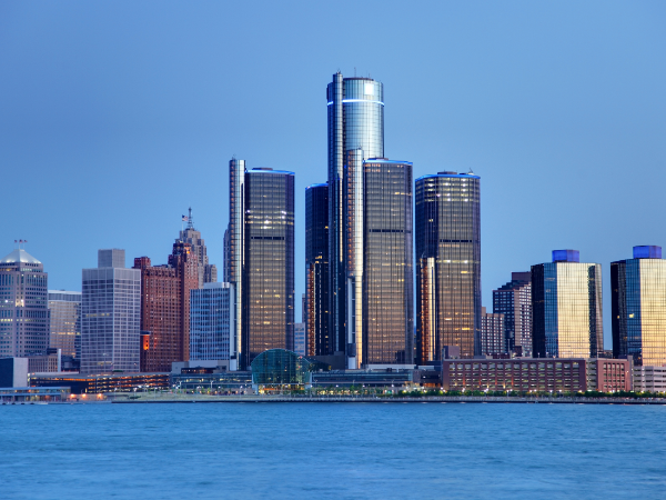 Detroit's skyline