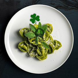 P&acirc;tes avec pastille Saint-Patrick