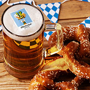 Bi&egrave;re et bretzel pour l'oktoberfest