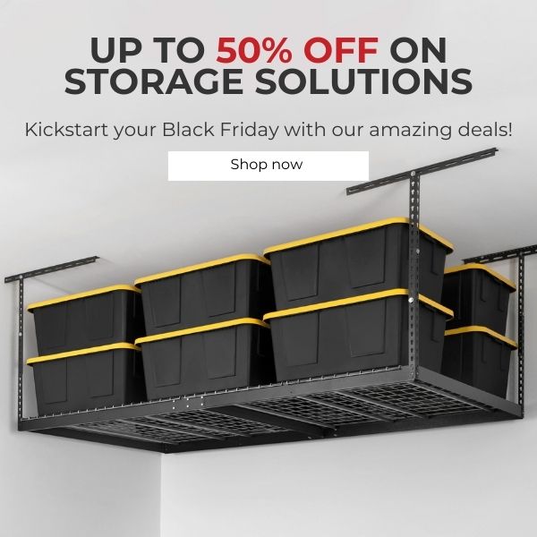 overhead storage rack