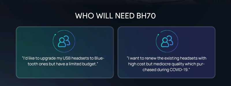 Who will need BH70