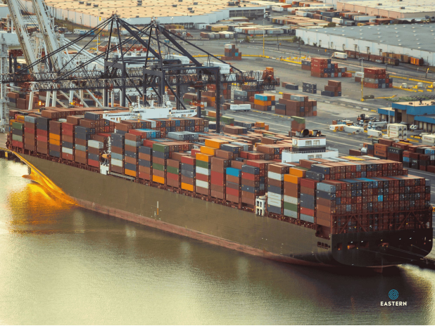Cargo Vessel at Port