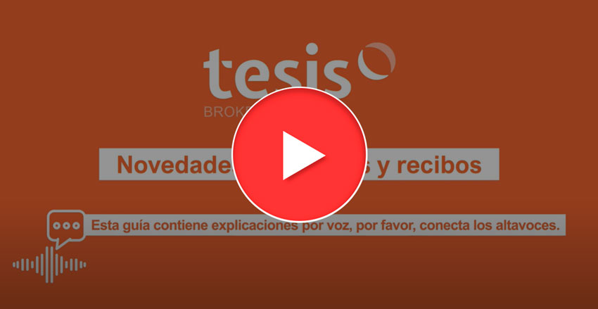 Novedades en p&oacute;lizas y recibos