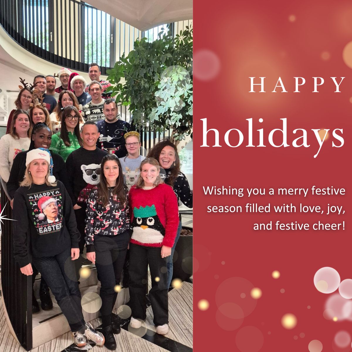 Happy holidays from the Unforgettable Team!